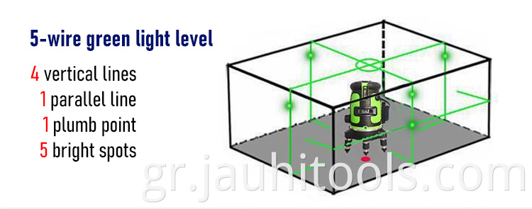 Laser Level Self Levelling Beams Laser 5 Lines